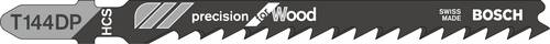 Bosch Accessories 2609256726 Stichsägeblatt HCS, T 144 DP Precision for Wood 2St.