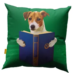 Kissenbezug Toiletpaper Nerdy Dog 50 x 50 cm