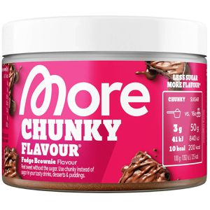 More Geschmackspulver Chunky Flavour, Fudge Brownie, 150 g