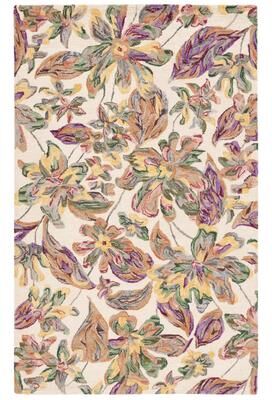 SAFAVIEH Handmade Blossom Chong French Country Floral Wool Rug