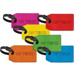 6x Velocolor Kofferanhänger sort., Reisezubehör, Mehrfarbig