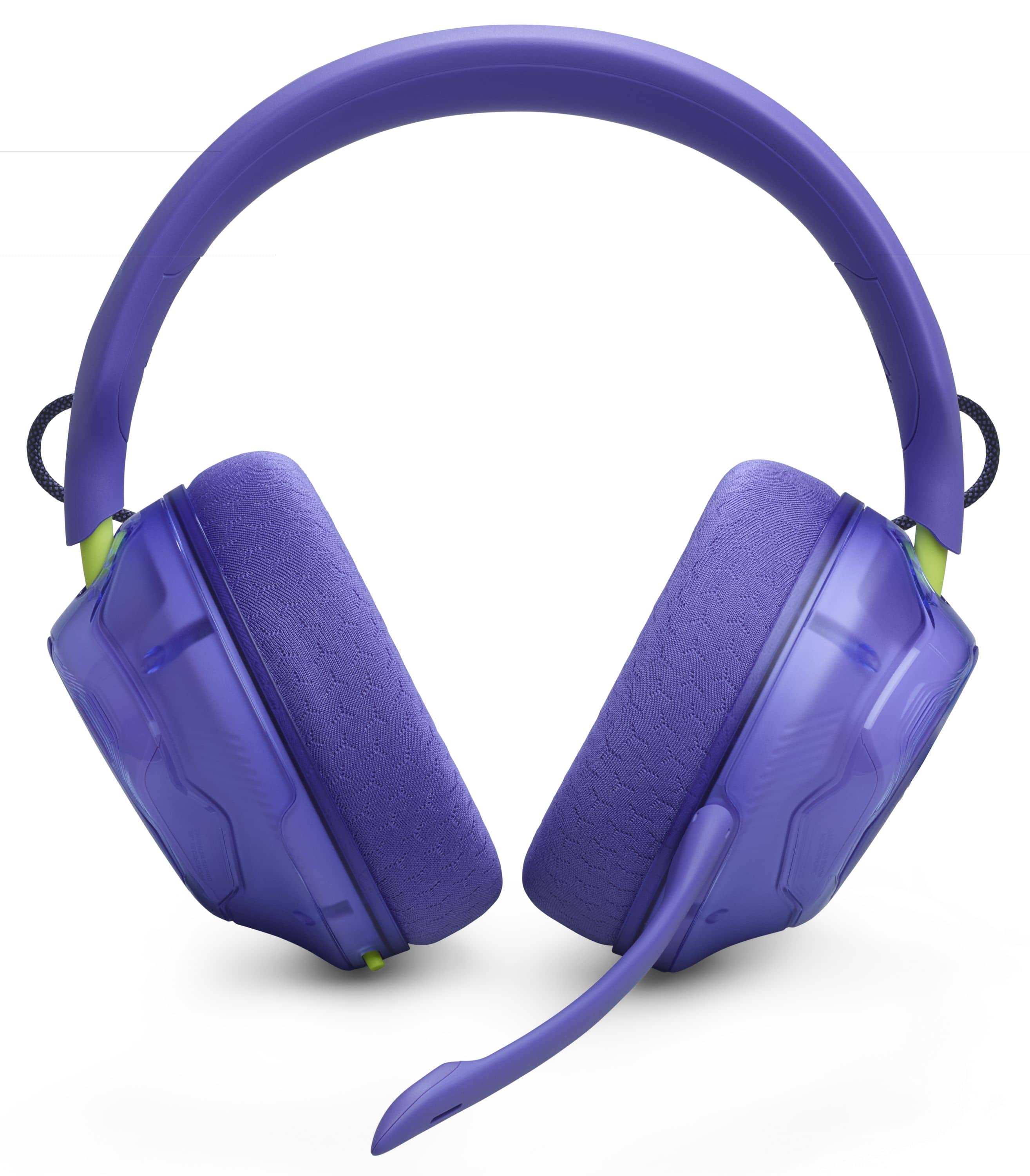 JBL Quantum 520 Over-Ear Bluetooth Gaming Kopfhörer kabellos USB Typ-C (Violett) QTUM520PUR