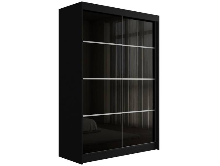 KLEIDERSCHRANK PEKA III - 120 cm - Schwarz