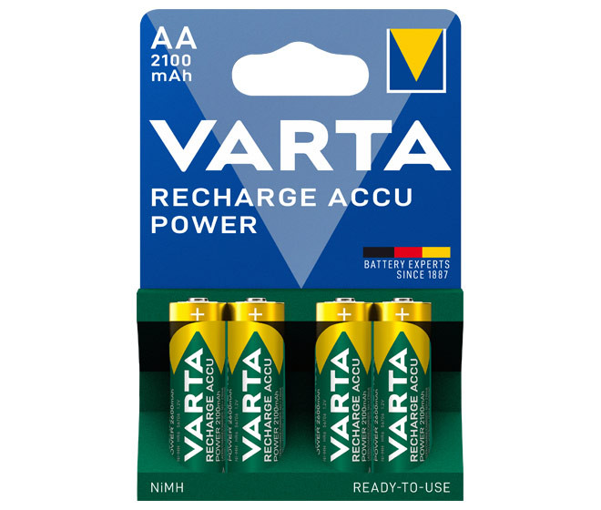 VARTA AG VARTA Ready2Use Akku Mignon AA HR6 4er Blister (2100 mAh) 56706 101 404
