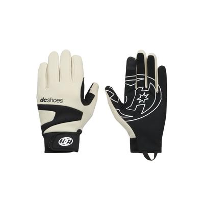 Snowboardhandschuhe DC SHOES "Trackstar Park", Herren, Gr. M, oatmeal, Kunstfaser, Handschuhe