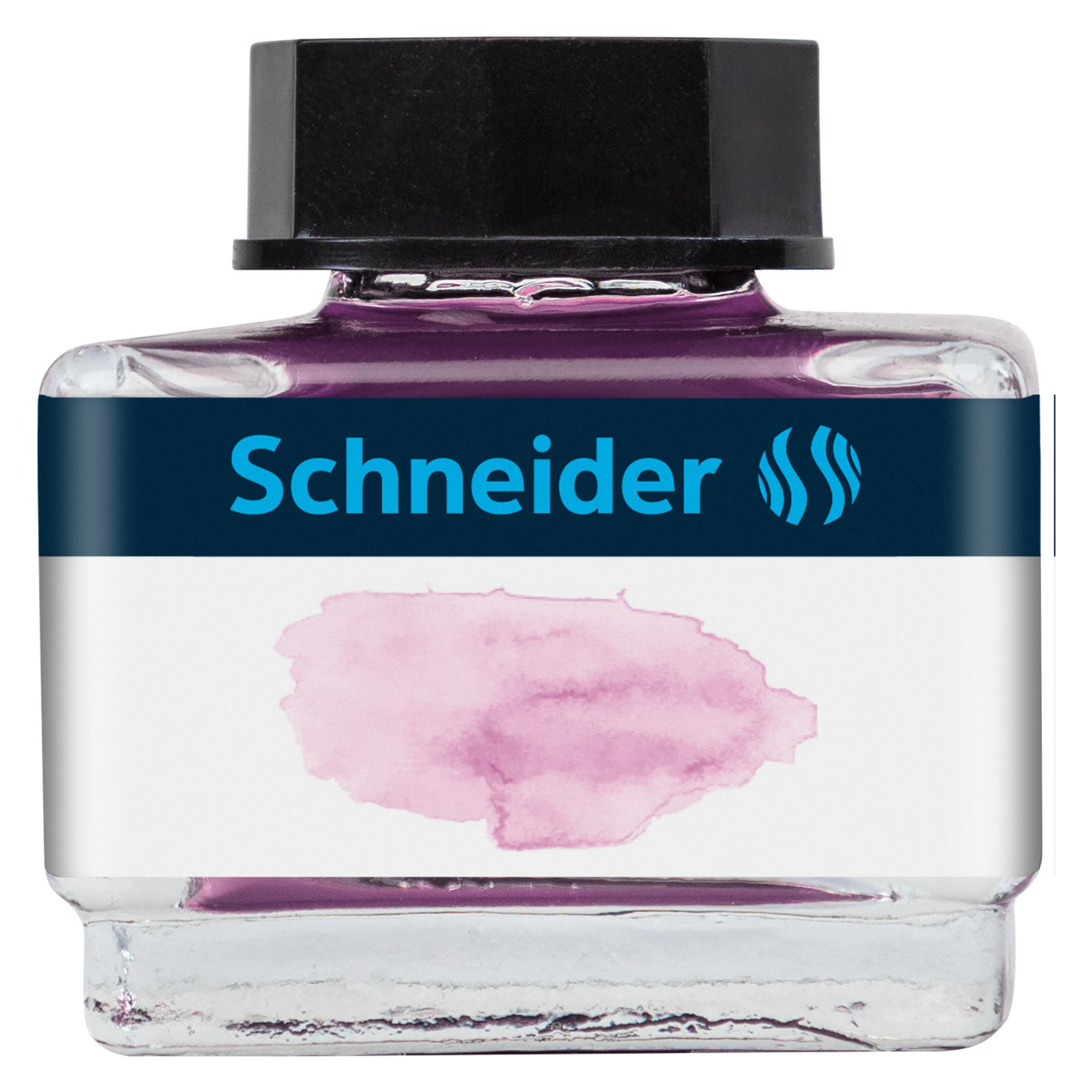 Schneider Tintenglas 15ml Pastell lilac (Lila, 1 Stk.) (6938)