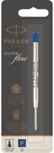 Parker Quink Refill   Kuglepen   F   Blå