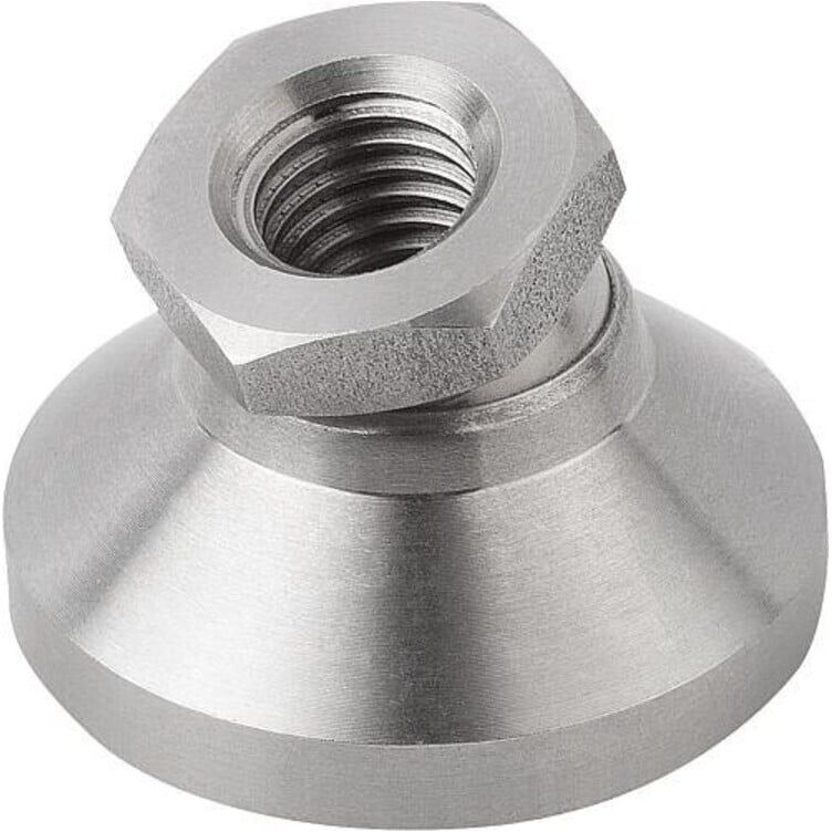 KIPP Gelenkteller D1=M08 D=25 H=18 Form B Edelstahl (K0395.308)