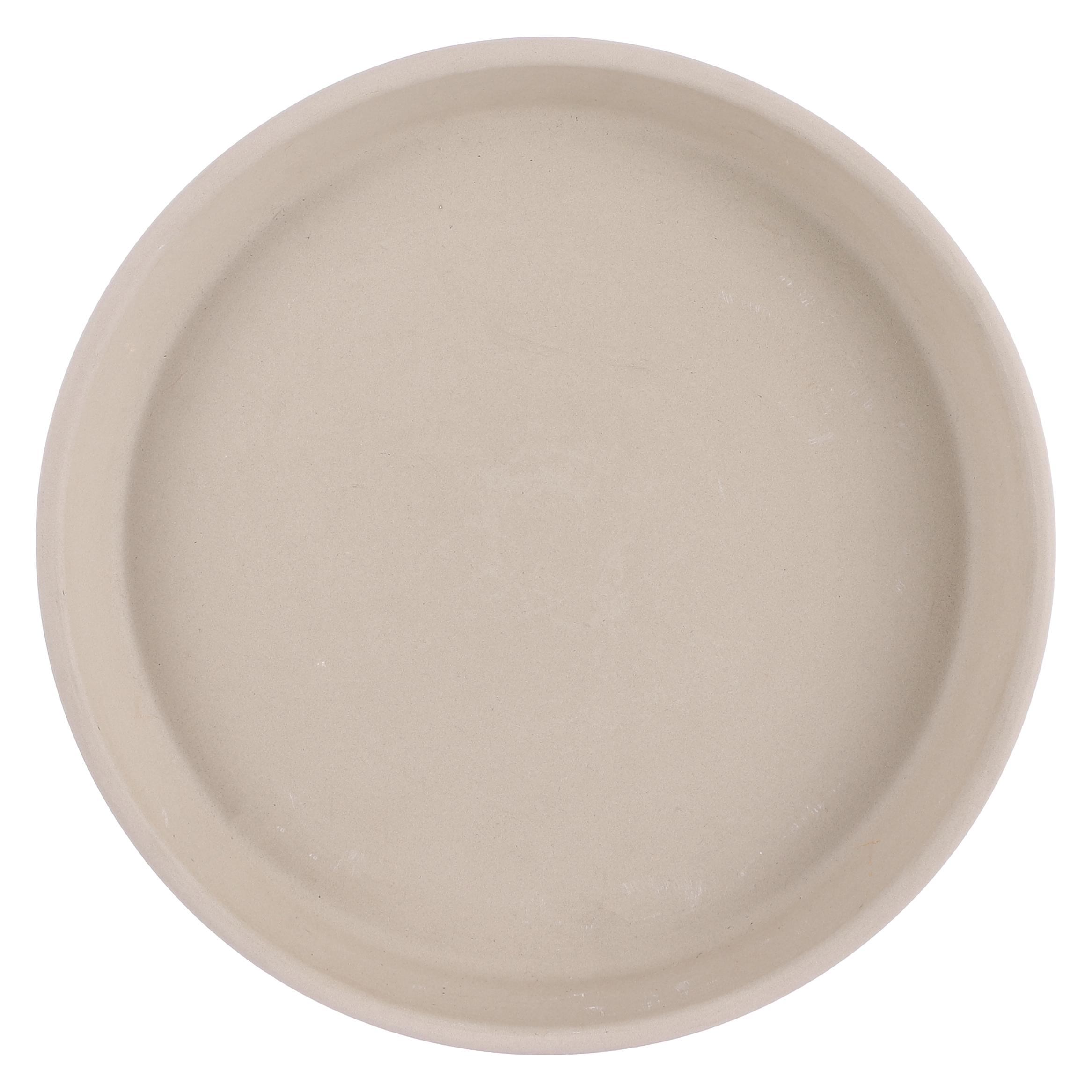 Spang Blumentopf Untersetzer XLU Ton 26,7 H 3,7 cm granit (1502601350101F)