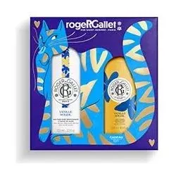 Roger & Gallet, Beauty Geschenkset, Coffret Vanille Soleil 100ml + 250ml (Parfum Set)