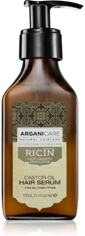 Arganicare Ricin Castor Oil Hair Serum sérum cheveux pour tous types de cheveux 100 ml