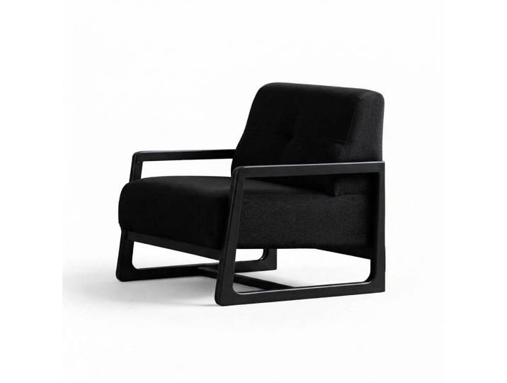 JVmoebel Sessel Grauer, einfarbiger Sessel mit bequemer Polsterung (Stuhl, 1-St), Made in Europa