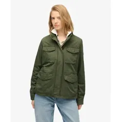 Superdry für Damen. W5012038A Jacke M65 Rookie grün (XL), Lässig, Baumwolle