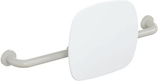Hewi 801 Rückenstütze 801.51.916197 Wandabstand 150mm, Lehne signalweiß, lichtgrau