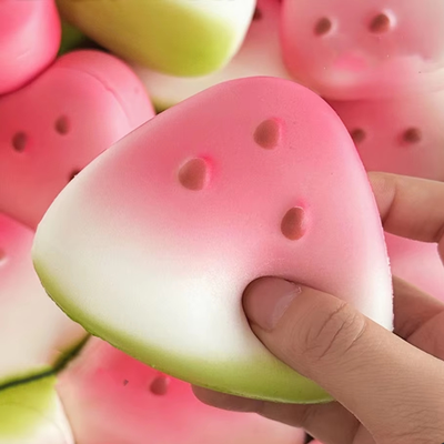 Modern Mode Marketplace Watermelon Squishy Stress Relief Toy Slow Rising Sensory Fidget Watermelon Squishy Stress Relief Toy Slow Rising Sensory Fidget