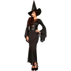 Leg Avenue Schwarze Hexe Kostüm (L, M)
