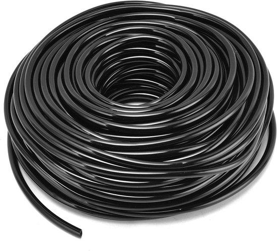 Flexibler PVC-Wasserhahn für den Garten - 50 Meter lang - Schwarz