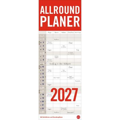 Allround-Familienplaner Vertical Kalender 2027