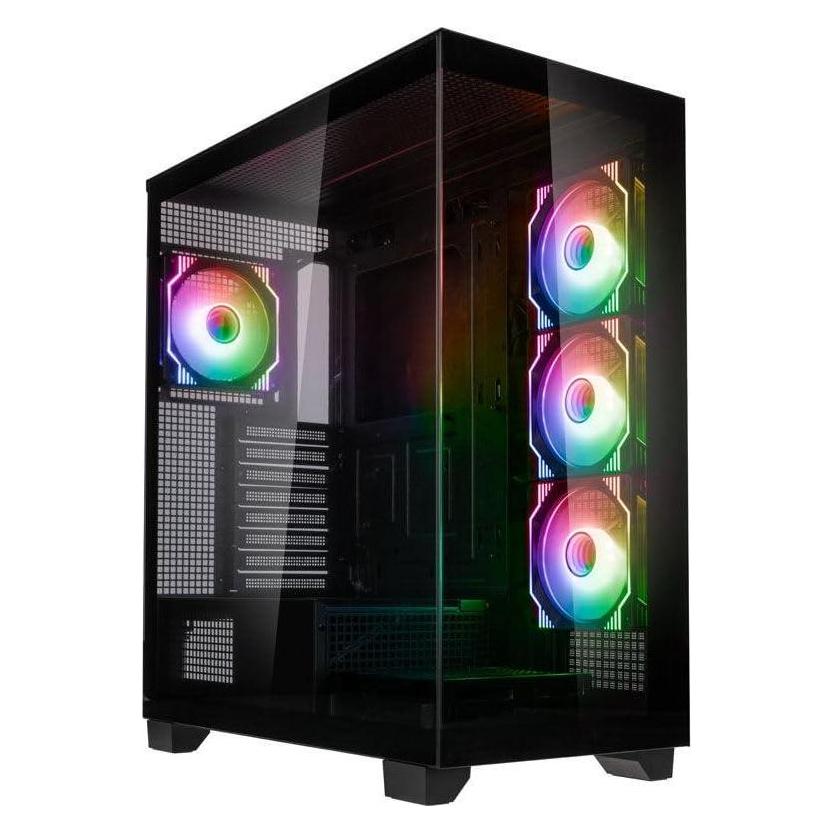 Kolink Unity Arena ARGB Midi Tower Showcase - schwarz (E-ATX) (UNITY ARENA BLK)