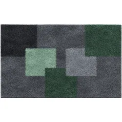 Badematte RUBIC (BL 70x120 cm) - grün - BL 70x120 cm
