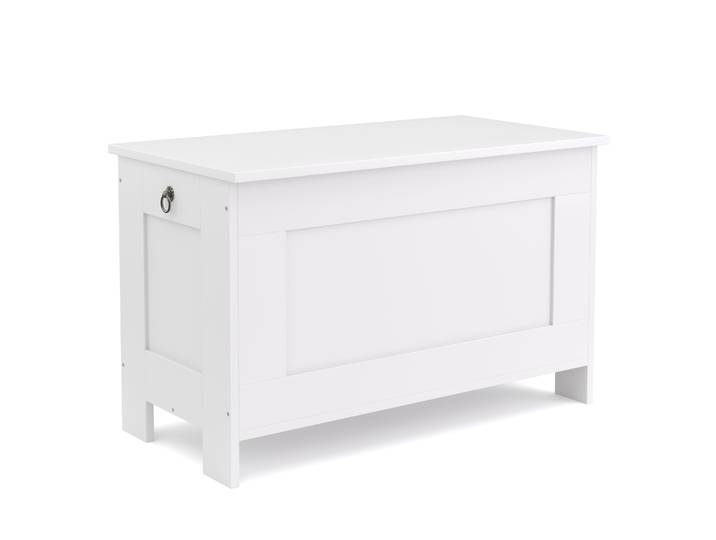 Truhe 76 x 48 x 40 cm weiss