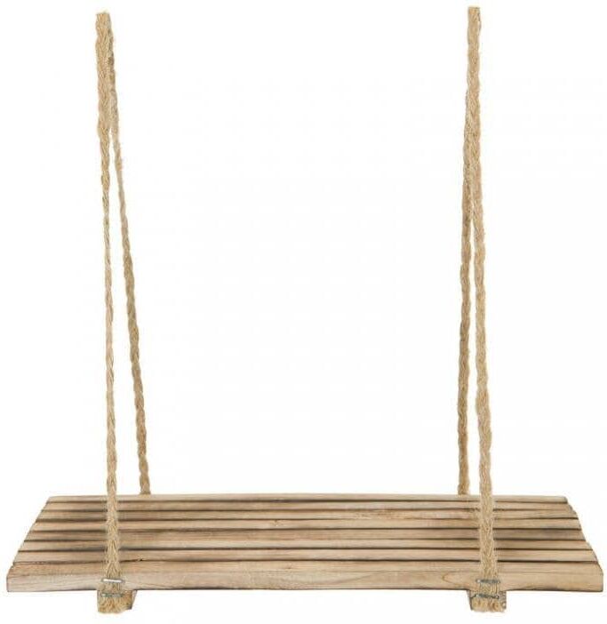 Hängeregal "Hängeregal aus Holz 29 x 15.5 cm", beige (natur), B:29cm H:29cm T:15,5cm, Regale, Hängeregal natur B/H/T: 29cm x 29cm x 15,5cm