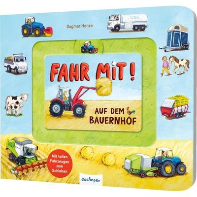 Meine Schiebebahn-Pappe: Fahr mit auf dem Bauernhof, Gebundene Ausgabe von Julia Klee, Esslinger in der Thienemann-Esslinger Verlag GmbH,