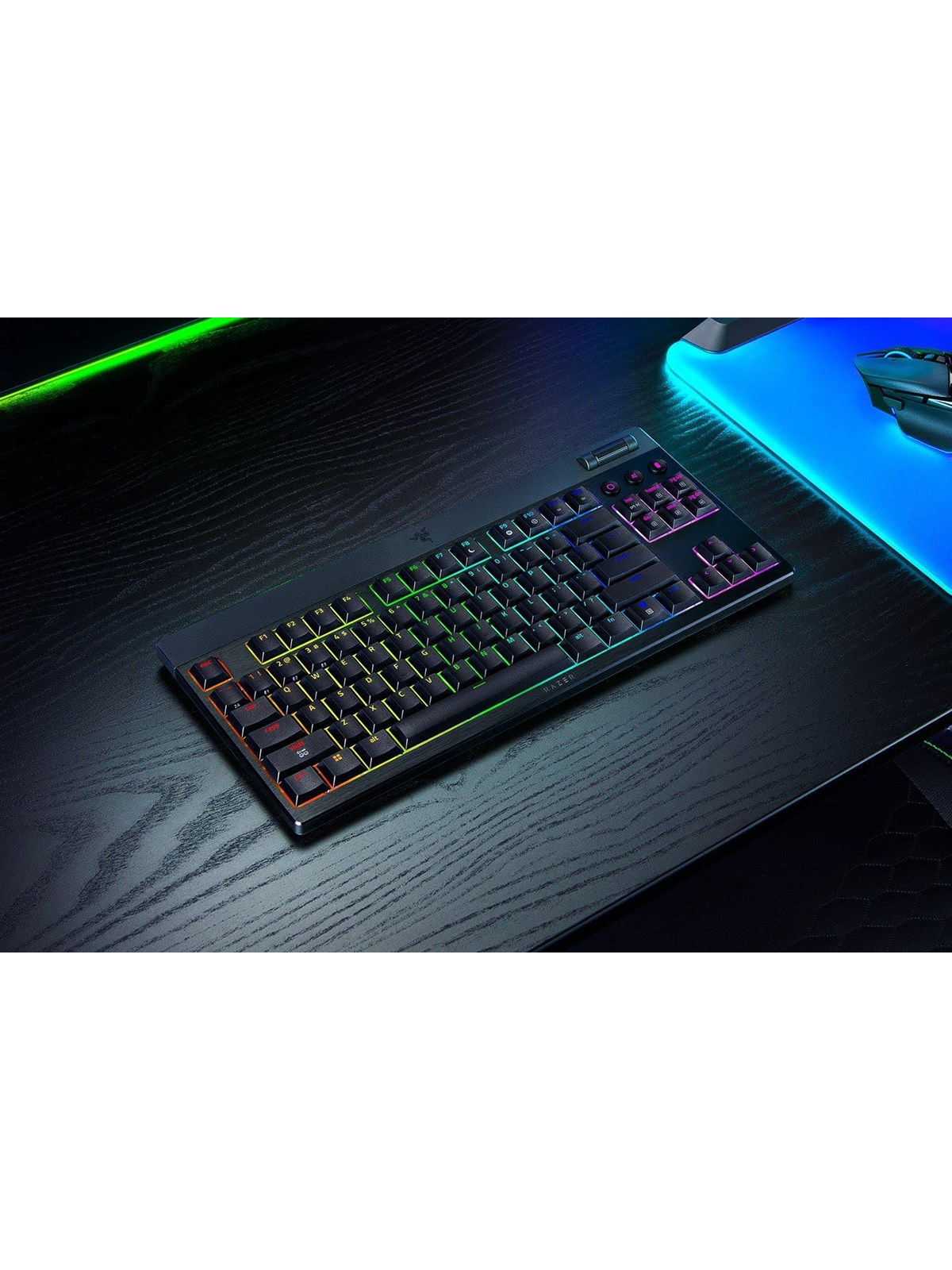 Razer BlackWidow V4 Low-Profile TKL HyperSpeed - Orange Mechanical - Gaming Tastatur (TKL) - 80% - Englisch (US) - Schwarz