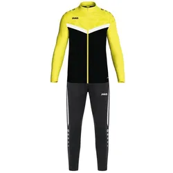 Jako Polyesteranzug Iconic - schwarz/soft yellow - M