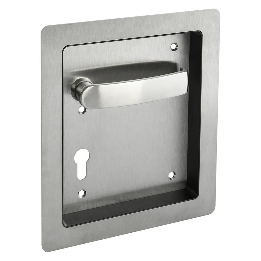 Ogro Einlass-Flachdrückergarnituren 8937A, Tiefe 23 mm (Türgarnitur) (90050050448)