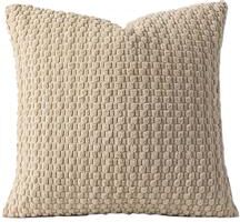 Quick Pick Pro Soft Boho Pillow Cover Double Sided Striped Corduroy Farmhouse Decorative Cushion Cover 40x40cm(15.75 15.75 Inches) khaki
