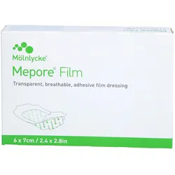 Mepore, Pflaster, Film Folienverband 6x7cm steril 10 Stk (10x)