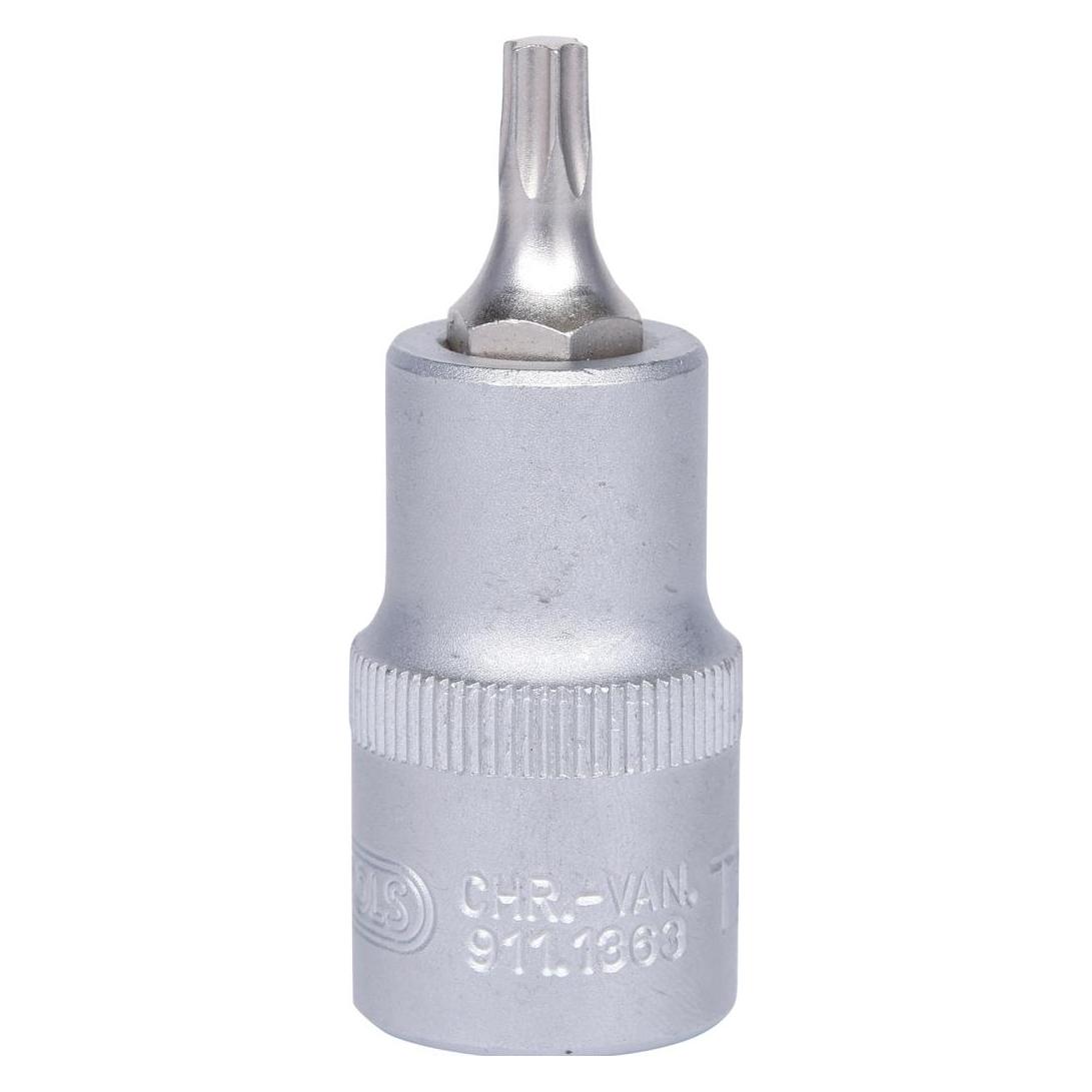 KS Tools Werkzeuge-Maschinen GmbH 1/2 Bit-Stecknuss Torx, T27, auf Hänger (911.1363-E)