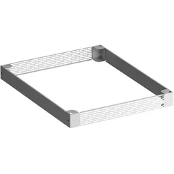 Schäfer Shop 703080800 PX BA18 Sockel 80x80 RAL7035, Serverschrank Zubehör, Grau