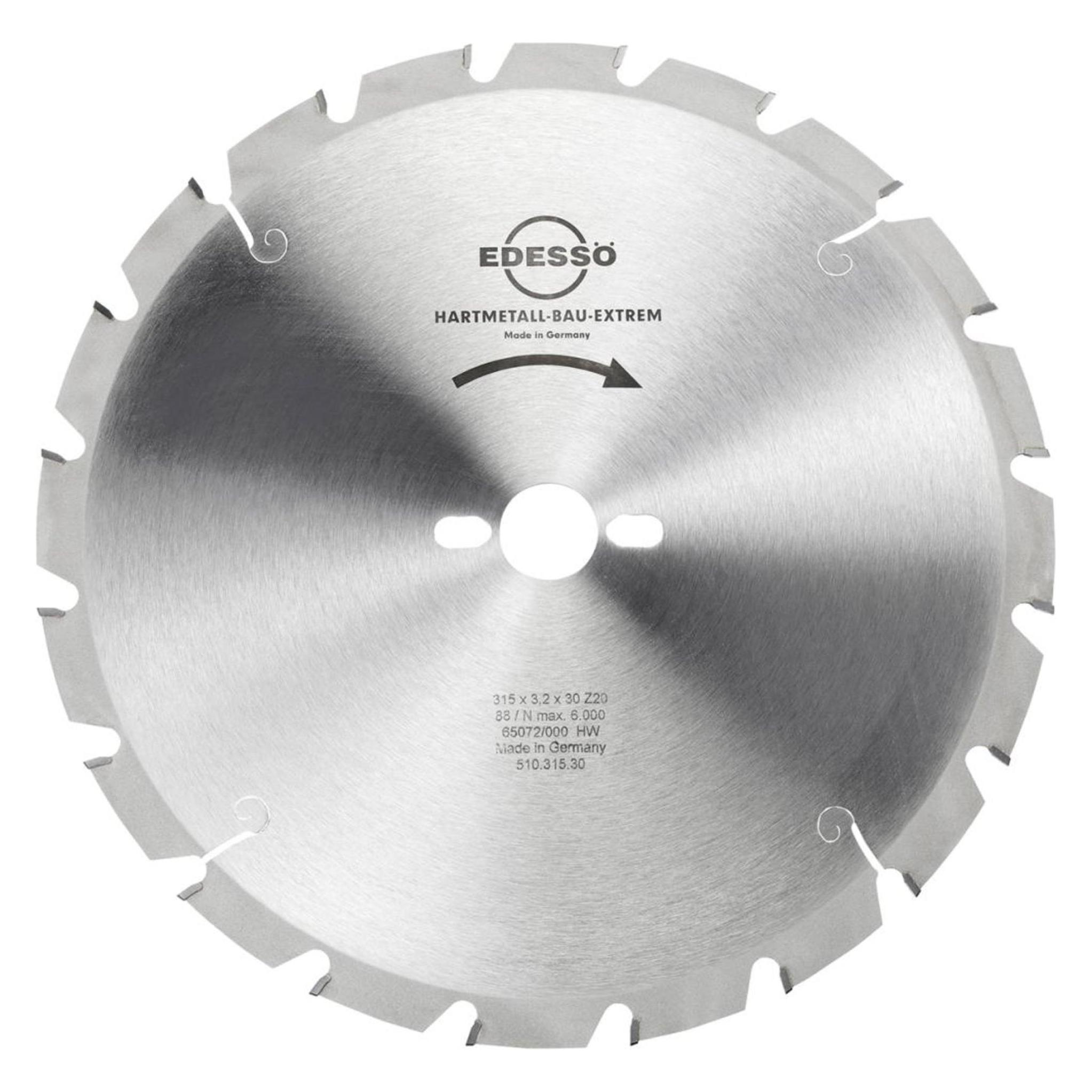 Magni Edessö HM-Kreissägeblatt 315 x 3,2 x 30 mm Z=20 FF-nagelsicher (4010912863613)