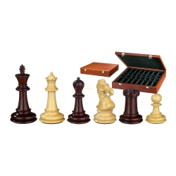 Chess - Schachfiguren - Gratianus - Holz - Edel-Staunton - Königshöhe 100 mm 242032