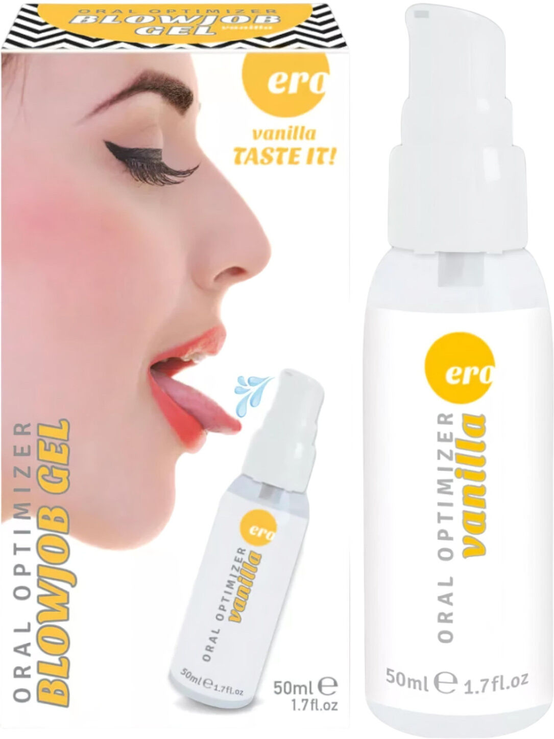 Hot - Blowjob Gel - Oralt Glidegel - Vanilje (50 Ml)