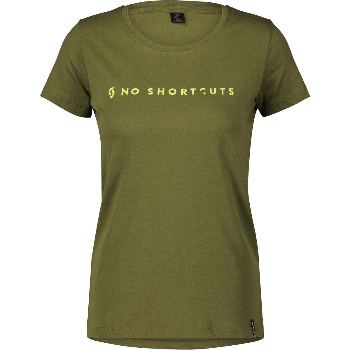 Scott Tee W's No Shortcuts SS fir green (7340) XS 2892707340004