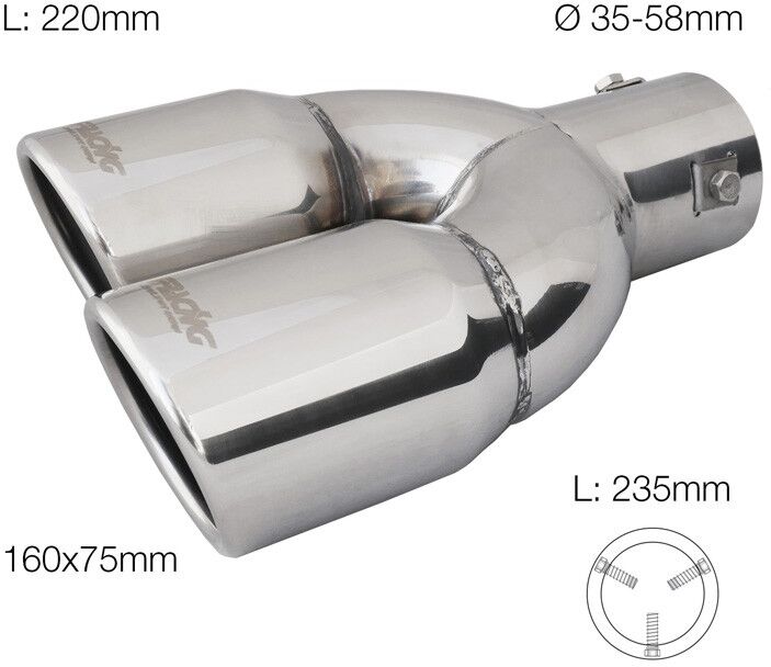 Simoni Racing TRX/18L Auspuffblende
