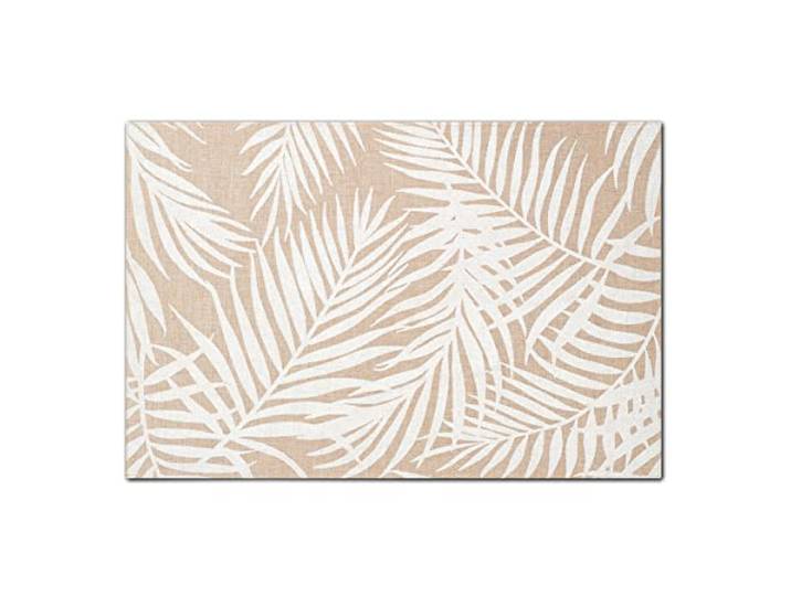 Zeller 27067 Palmier Set de Table en polylin Blanc 45 x 30 cm
