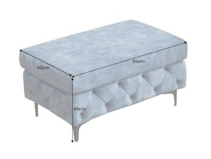 Sitzhocker MODERN BAROCK 95cm - petrol - Samt Taschenfederkern Pappelholzgestell, Massivholz, Kissen inklusive, hochwertige Verarbeitung, vielseitig kombinierbar