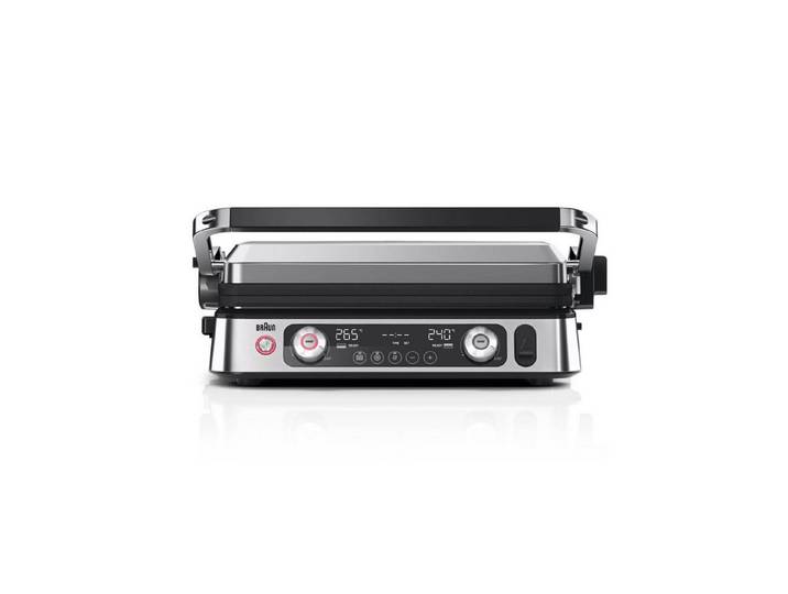 Braun Elektrische Grillpfanne Braun Multigrill 9 Pro CG 9160 Kontaktgrill silber