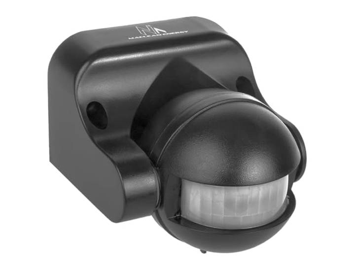 Maclean infrarood PIR bewegingsmelder IP44 grijs bereik 12m max. belasting 800/1200W MCE358 GR