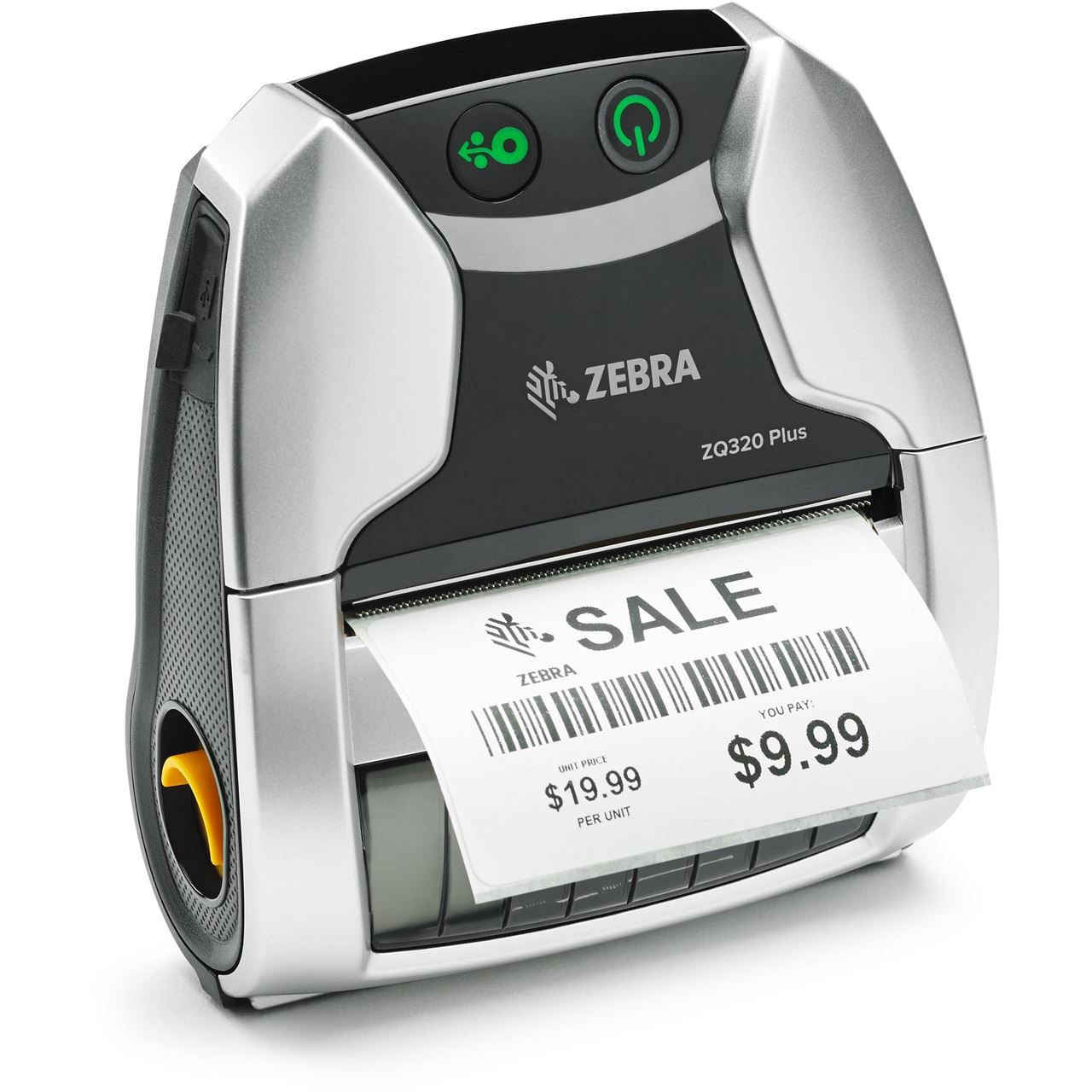 Zebra DT PRINTER ZQ320 PLUS 802.11AC BT4 LINERLESS LABEL SENSOR IND.