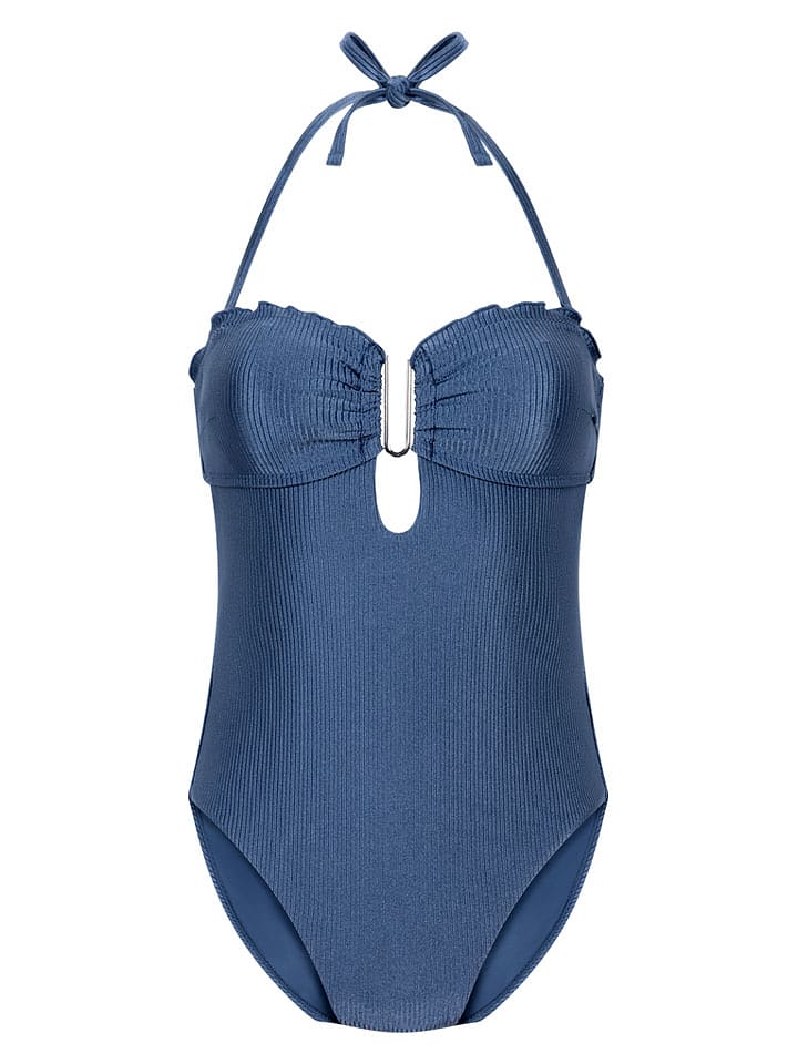 Hunkemöller Badeanzug "Sardinia" in Blau - M