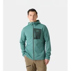 Helly Hansen für Herren. 49547 Versalite Fleecejacke mit Kapuze grün (L), Lässig, Polyester, Draußen