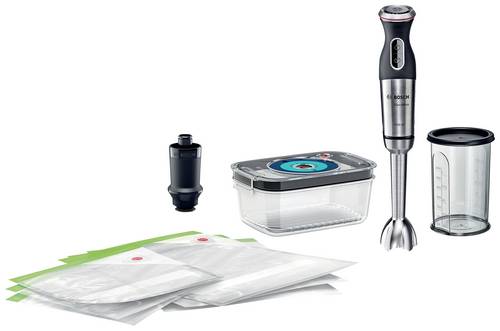 Bosch Haushalt MS8CM61V1 Stabmixer 1000W Edelstahl, Schwarz