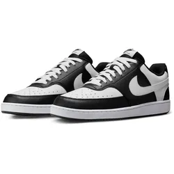 NIKE Court Vision Low Sneaker Herren 001 - black/white 47