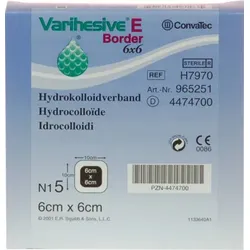 VARIHESIVE E Border 6x6 cm HKV hydroaktiv 5 St