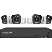 FN9108E B4 2T, Set schwarz, 8 Kanal Netzwerk-Videorekorder FN9108E, 4x V5EP Überwachungskamera